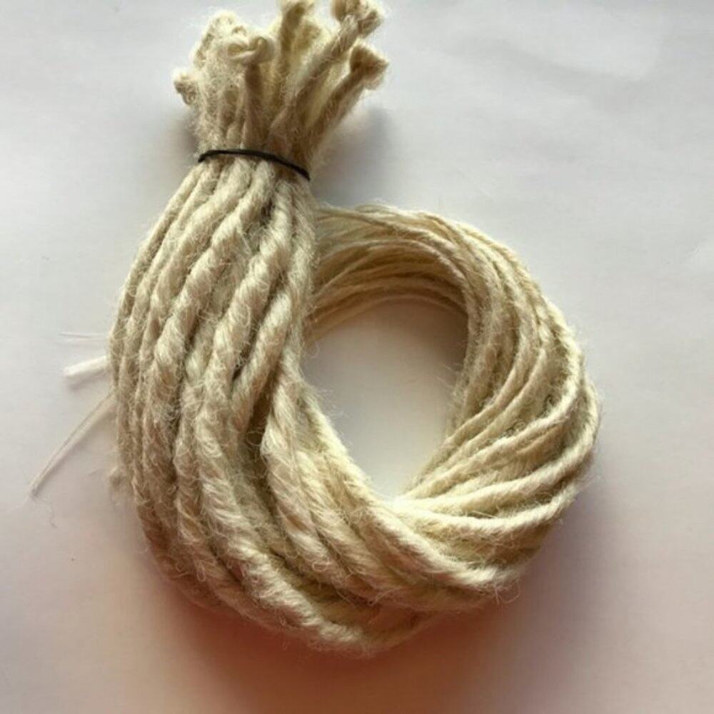 20 SE Single Ended Light Blonde Dreads Dreadlocks Hair Extensions